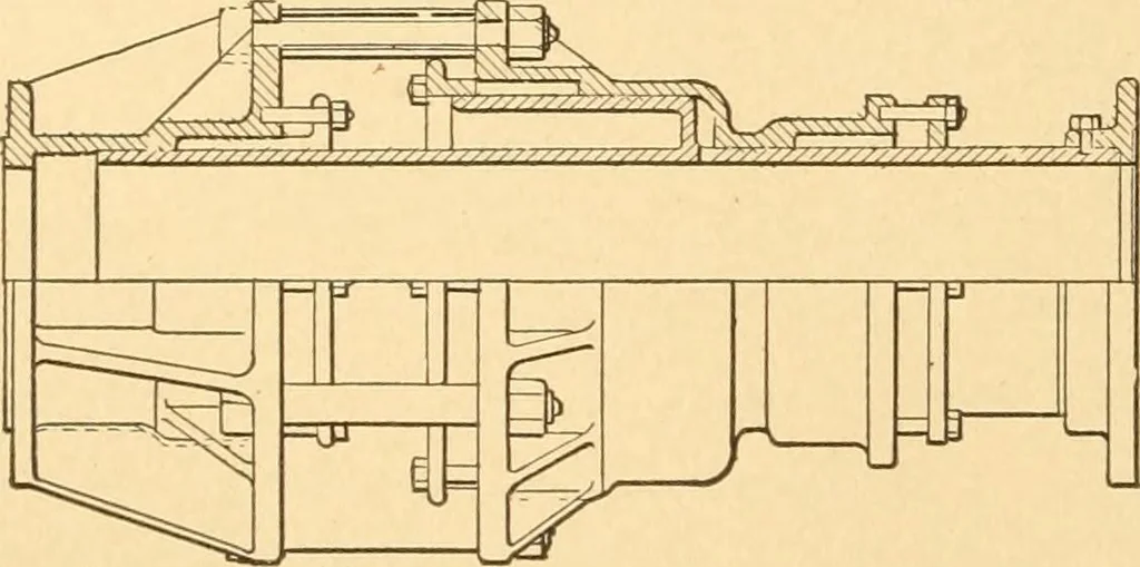 An illustration from Mechanical appliances, mechanical movements and novelties of construction; a complete work and a continuation, as a second volume, of the author's book entitled "Mechanical movements, powers and devices" ... including an explanatory chapter on the leading conceptions of perpetual motion existing during the past three centuries, 1910, leaf 103