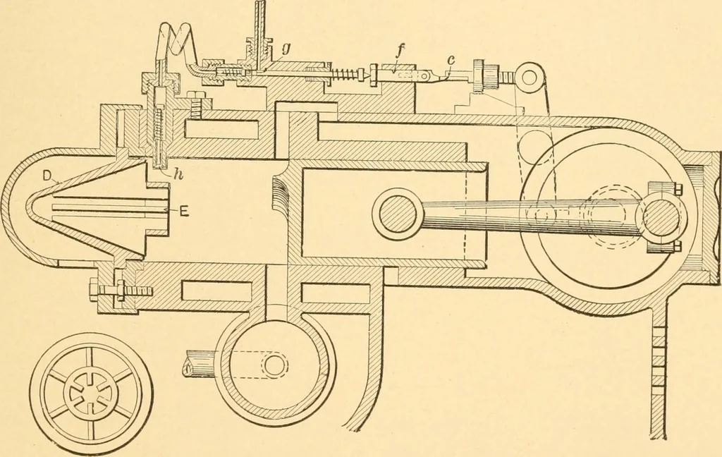 An illustration from Mechanical appliances, mechanical movements and novelties of construction; a complete work and a continuation, as a second volume, of the author's book entitled "Mechanical movements, powers and devices" ... including an explanatory chapter on the leading conceptions of perpetual motion existing during the past three centuries, 1910, leaf 116
