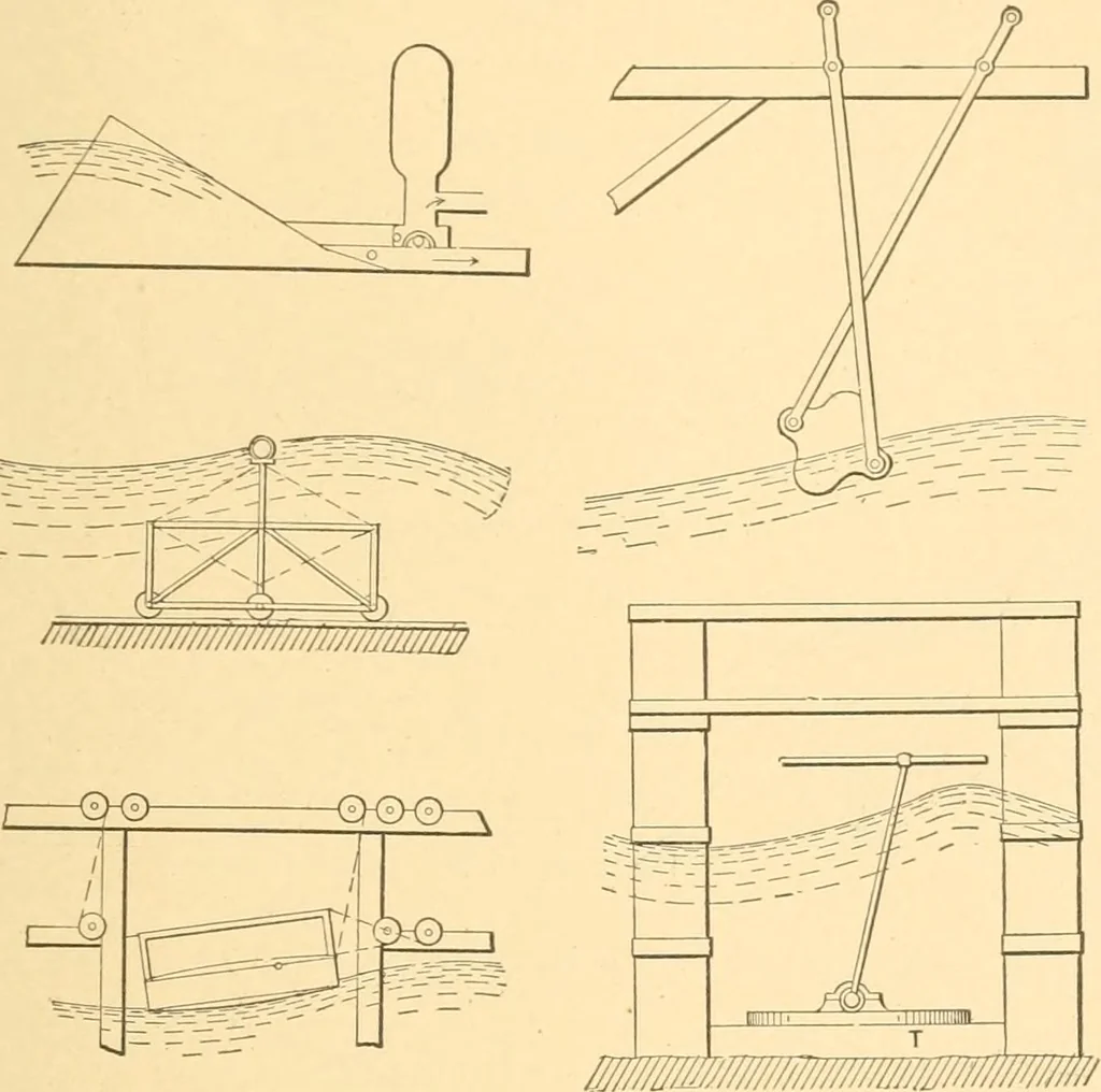 An illustration from Mechanical appliances, mechanical movements and novelties of construction; a complete work and a continuation, as a second volume, of the author's book entitled "Mechanical movements, powers and devices" ... including an explanatory chapter on the leading conceptions of perpetual motion existing during the past three centuries, 1910, leaf 124