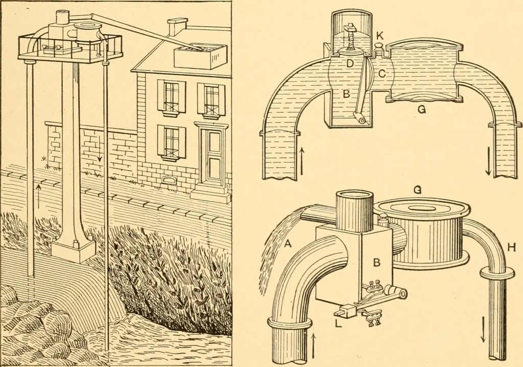 An illustration from Mechanical appliances, mechanical movements and novelties of construction; a complete work and a continuation, as a second volume, of the author's book entitled "Mechanical movements, powers and devices" ... including an explanatory chapter on the leading conceptions of perpetual motion existing during the past three centuries, 1910, leaf 136