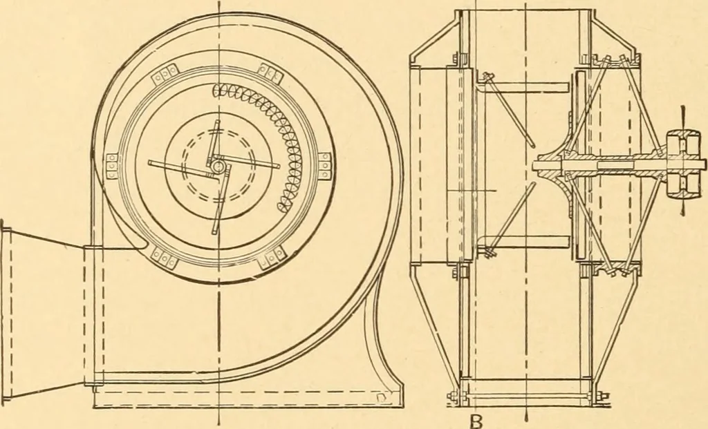 An illustration from Mechanical appliances, mechanical movements and novelties of construction; a complete work and a continuation, as a second volume, of the author's book entitled "Mechanical movements, powers and devices" ... including an explanatory chapter on the leading conceptions of perpetual motion existing during the past three centuries, 1910, leaf 141