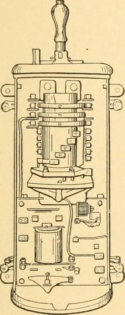 An illustration from Mechanical appliances, mechanical movements and novelties of construction; a complete work and a continuation, as a second volume, of the author's book entitled "Mechanical movements, powers and devices" ... including an explanatory chapter on the leading conceptions of perpetual motion existing during the past three centuries, 1910, leaf 170