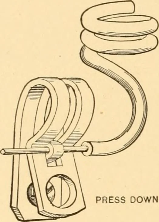 An illustration from Mechanical appliances, mechanical movements and novelties of construction; a complete work and a continuation, as a second volume, of the author's book entitled "Mechanical movements, powers and devices" ... including an explanatory chapter on the leading conceptions of perpetual motion existing during the past three centuries, 1910, leaf 171