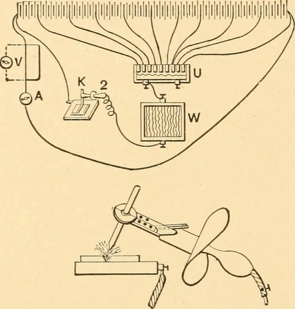 An illustration from Mechanical appliances, mechanical movements and novelties of construction; a complete work and a continuation, as a second volume, of the author's book entitled "Mechanical movements, powers and devices" ... including an explanatory chapter on the leading conceptions of perpetual motion existing during the past three centuries, 1910, leaf 177