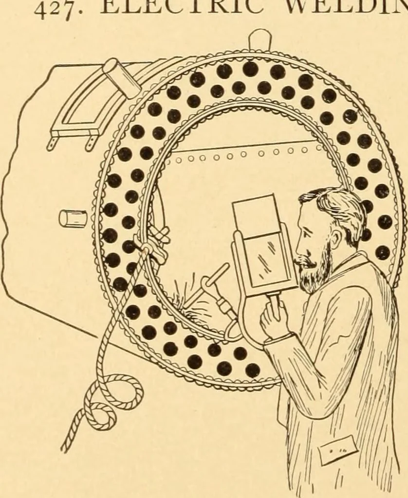 An illustration from Mechanical appliances, mechanical movements and novelties of construction; a complete work and a continuation, as a second volume, of the author's book entitled "Mechanical movements, powers and devices" ... including an explanatory chapter on the leading conceptions of perpetual motion existing during the past three centuries, 1910, leaf 177