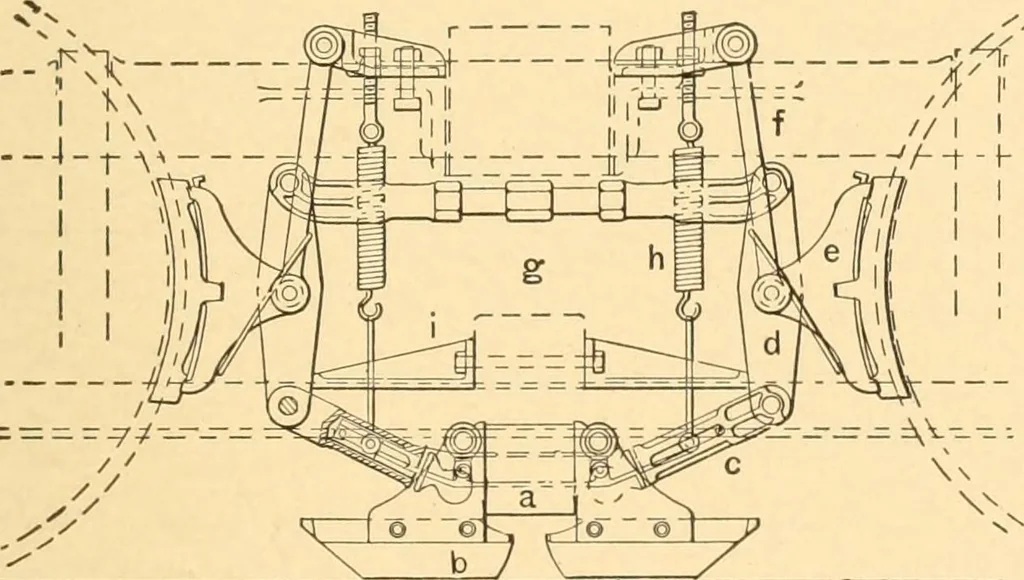 An illustration from Mechanical appliances, mechanical movements and novelties of construction; a complete work and a continuation, as a second volume, of the author's book entitled "Mechanical movements, powers and devices" ... including an explanatory chapter on the leading conceptions of perpetual motion existing during the past three centuries, 1910, leaf 178