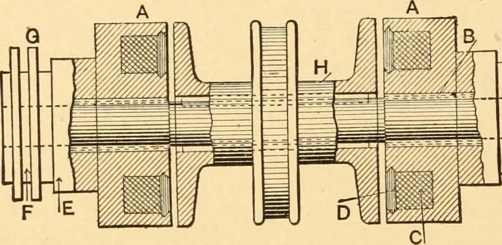 An illustration from Mechanical appliances, mechanical movements and novelties of construction; a complete work and a continuation, as a second volume, of the author's book entitled "Mechanical movements, powers and devices" ... including an explanatory chapter on the leading conceptions of perpetual motion existing during the past three centuries, 1910, leaf 179