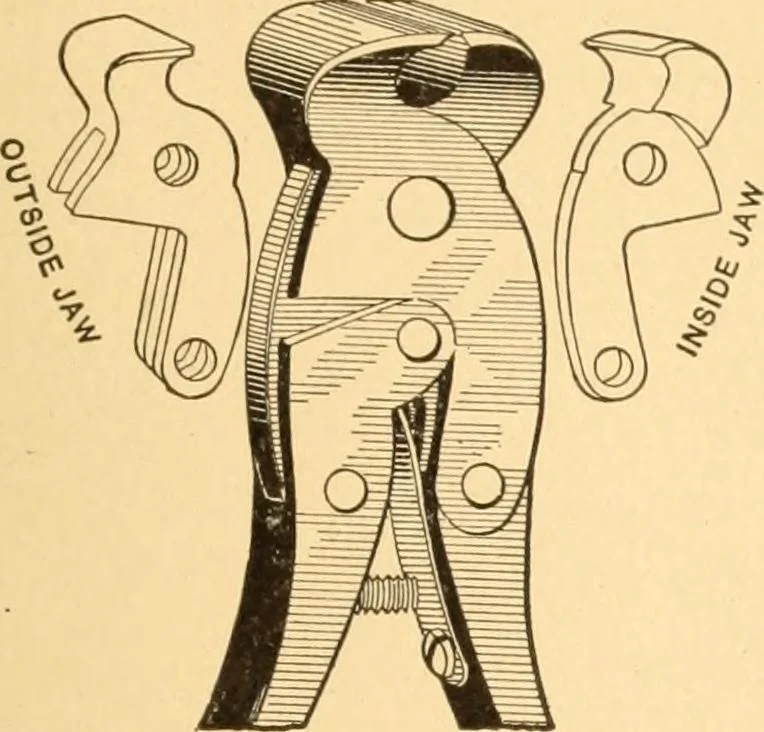 An illustration from Mechanical appliances, mechanical movements and novelties of construction; a complete work and a continuation, as a second volume, of the author's book entitled "Mechanical movements, powers and devices" ... including an explanatory chapter on the leading conceptions of perpetual motion existing during the past three centuries, 1910, leaf 20