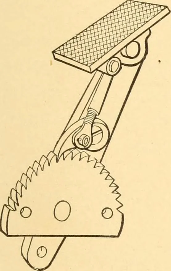 An illustration from Mechanical appliances, mechanical movements and novelties of construction; a complete work and a continuation, as a second volume, of the author's book entitled "Mechanical movements, powers and devices" ... including an explanatory chapter on the leading conceptions of perpetual motion existing during the past three centuries, 1910, leaf 214