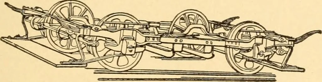 An illustration from Mechanical appliances, mechanical movements and novelties of construction; a complete work and a continuation, as a second volume, of the author's book entitled "Mechanical movements, powers and devices" ... including an explanatory chapter on the leading conceptions of perpetual motion existing during the past three centuries, 1910, leaf 224