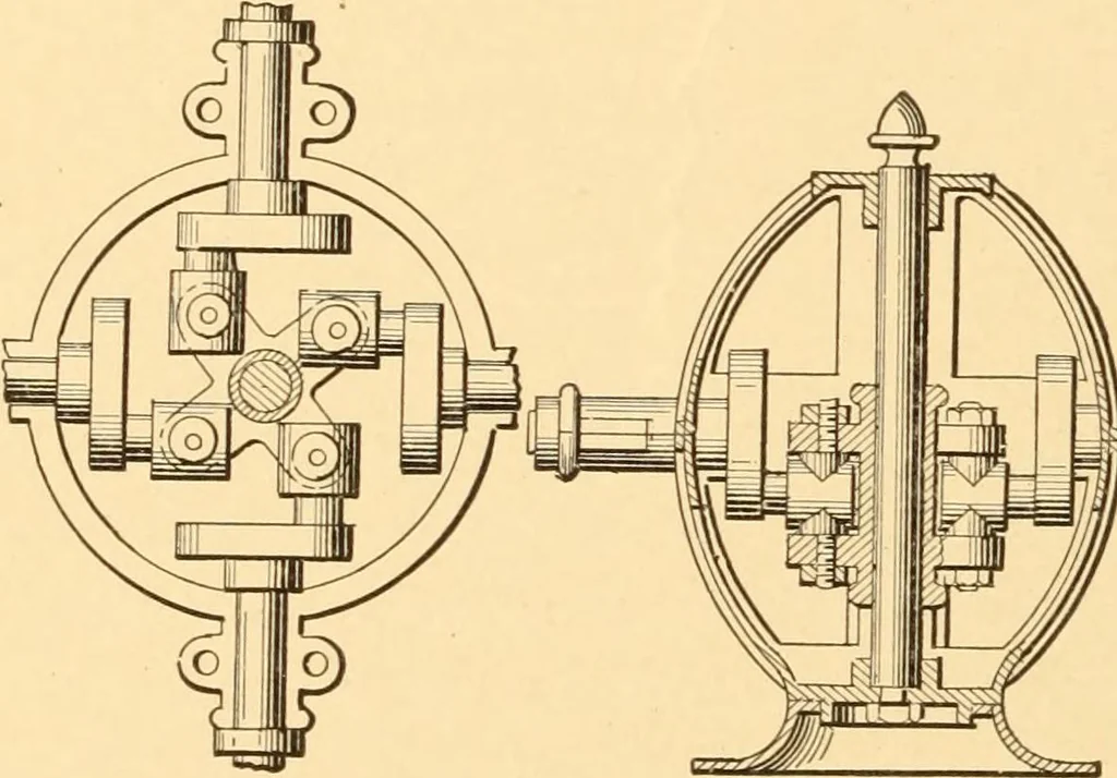 An illustration from Mechanical appliances, mechanical movements and novelties of construction; a complete work and a continuation, as a second volume, of the author's book entitled "Mechanical movements, powers and devices" ... including an explanatory chapter on the leading conceptions of perpetual motion existing during the past three centuries, 1910, leaf 249