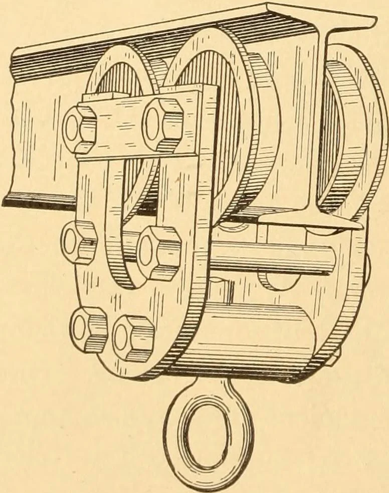 An illustration from Mechanical appliances, mechanical movements and novelties of construction; a complete work and a continuation, as a second volume, of the author's book entitled "Mechanical movements, powers and devices" ... including an explanatory chapter on the leading conceptions of perpetual motion existing during the past three centuries, 1910, leaf 25