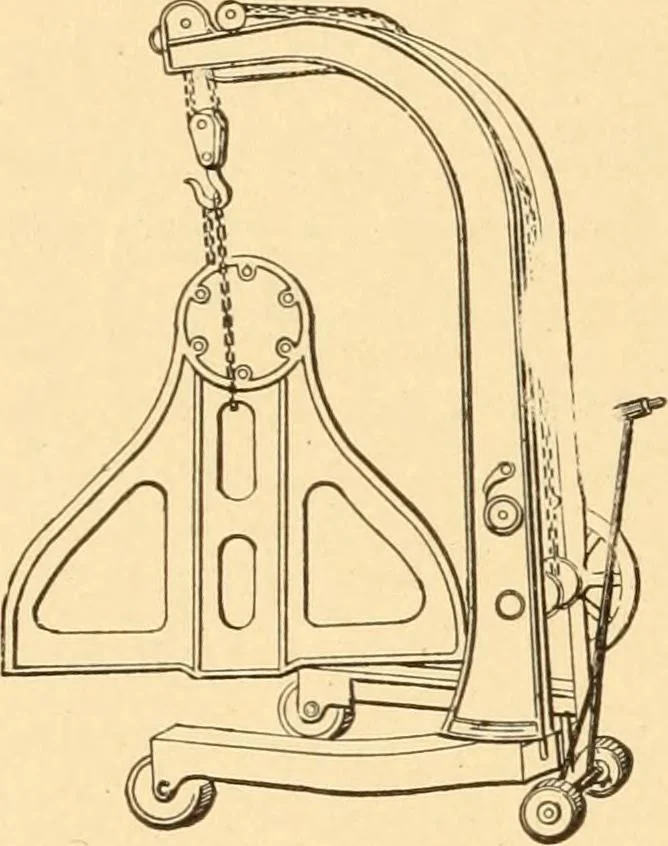 An illustration from Mechanical appliances, mechanical movements and novelties of construction; a complete work and a continuation, as a second volume, of the author's book entitled "Mechanical movements, powers and devices" ... including an explanatory chapter on the leading conceptions of perpetual motion existing during the past three centuries, 1910, leaf 293