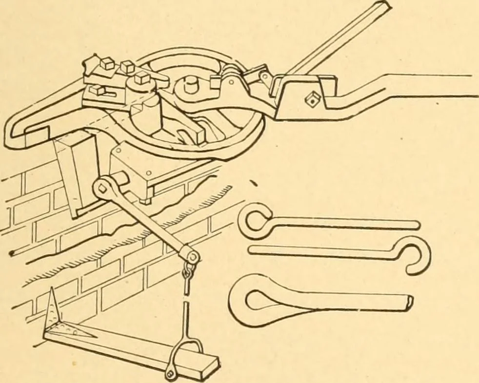 An illustration from Mechanical appliances, mechanical movements and novelties of construction; a complete work and a continuation, as a second volume, of the author's book entitled "Mechanical movements, powers and devices" ... including an explanatory chapter on the leading conceptions of perpetual motion existing during the past three centuries, 1910, leaf 294