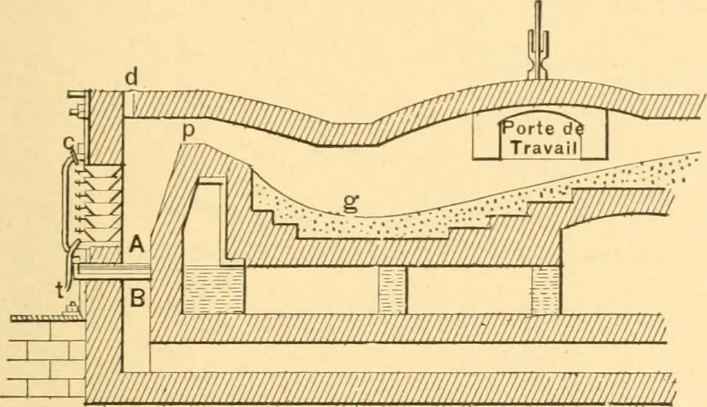 An illustration from Mechanical appliances, mechanical movements and novelties of construction; a complete work and a continuation, as a second volume, of the author's book entitled "Mechanical movements, powers and devices" ... including an explanatory chapter on the leading conceptions of perpetual motion existing during the past three centuries, 1910, leaf 302