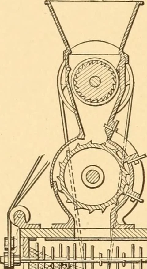 An illustration from Mechanical appliances, mechanical movements and novelties of construction; a complete work and a continuation, as a second volume, of the author's book entitled "Mechanical movements, powers and devices" ... including an explanatory chapter on the leading conceptions of perpetual motion existing during the past three centuries, 1910, leaf 313