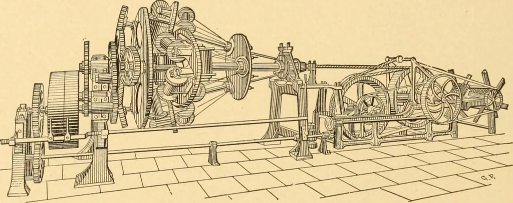 An illustration from Mechanical appliances, mechanical movements and novelties of construction; a complete work and a continuation, as a second volume, of the author's book entitled "Mechanical movements, powers and devices" ... including an explanatory chapter on the leading conceptions of perpetual motion existing during the past three centuries, 1910, leaf 317