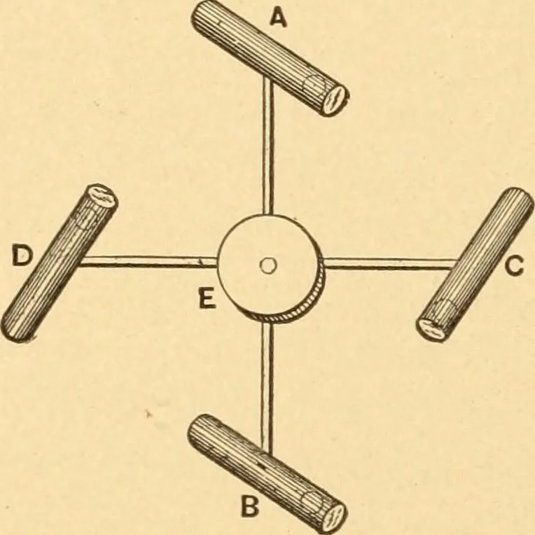 An illustration from Mechanical appliances, mechanical movements and novelties of construction; a complete work and a continuation, as a second volume, of the author's book entitled "Mechanical movements, powers and devices" ... including an explanatory chapter on the leading conceptions of perpetual motion existing during the past three centuries, 1910, leaf 373