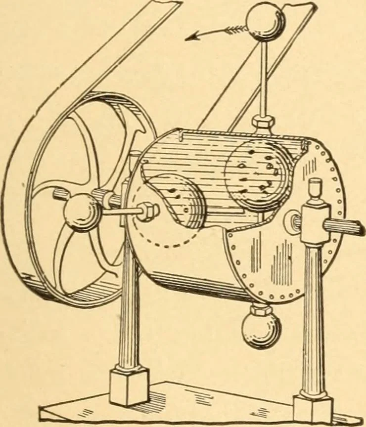 An illustration from Mechanical appliances, mechanical movements and novelties of construction; a complete work and a continuation, as a second volume, of the author's book entitled "Mechanical movements, powers and devices" ... including an explanatory chapter on the leading conceptions of perpetual motion existing during the past three centuries, 1910, leaf 388