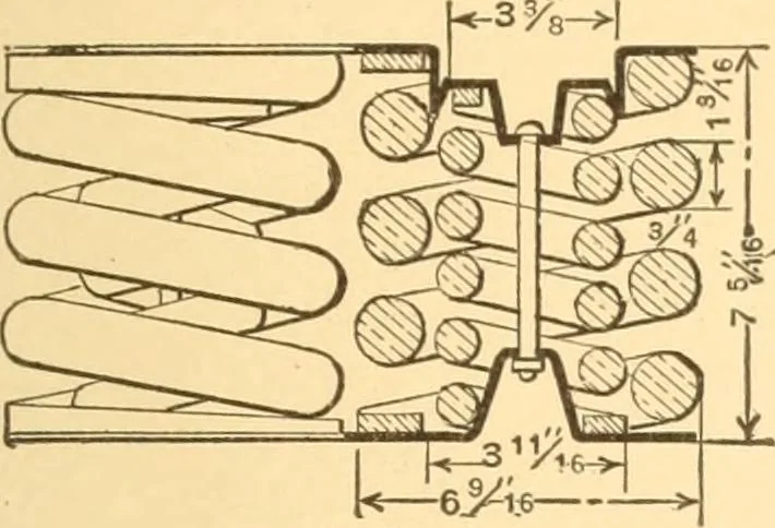An illustration from Mechanical appliances, mechanical movements and novelties of construction; a complete work and a continuation, as a second volume, of the author's book entitled "Mechanical movements, powers and devices" ... including an explanatory chapter on the leading conceptions of perpetual motion existing during the past three centuries, 1910, leaf 50