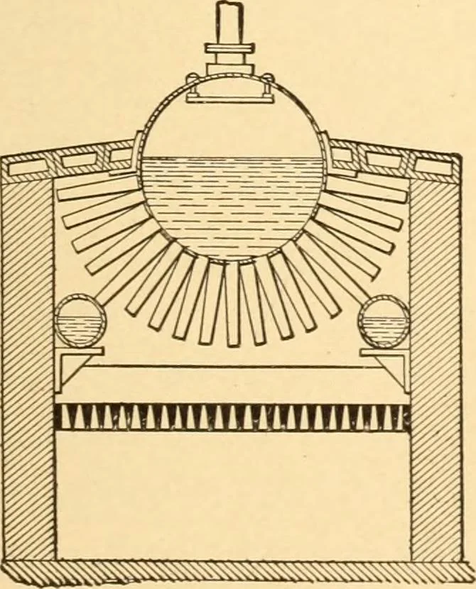An illustration from Mechanical appliances, mechanical movements and novelties of construction; a complete work and a continuation, as a second volume, of the author's book entitled "Mechanical movements, powers and devices" ... including an explanatory chapter on the leading conceptions of perpetual motion existing during the past three centuries, 1910, leaf 56
