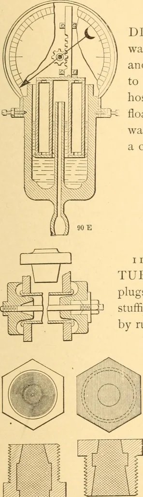 An illustration from Mechanical appliances, mechanical movements and novelties of construction; a complete work and a continuation, as a second volume, of the author's book entitled "Mechanical movements, powers and devices" ... including an explanatory chapter on the leading conceptions of perpetual motion existing during the past three centuries, 1910, leaf 66