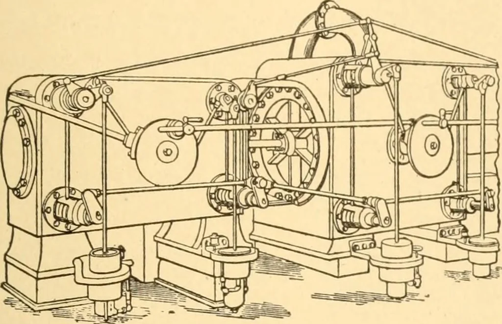 An illustration from Mechanical appliances, mechanical movements and novelties of construction; a complete work and a continuation, as a second volume, of the author's book entitled "Mechanical movements, powers and devices" ... including an explanatory chapter on the leading conceptions of perpetual motion existing during the past three centuries, 1910, leaf 78