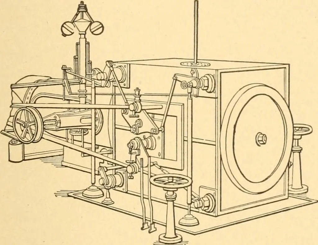 An illustration from Mechanical appliances, mechanical movements and novelties of construction; a complete work and a continuation, as a second volume, of the author's book entitled "Mechanical movements, powers and devices" ... including an explanatory chapter on the leading conceptions of perpetual motion existing during the past three centuries, 1910, leaf 78
