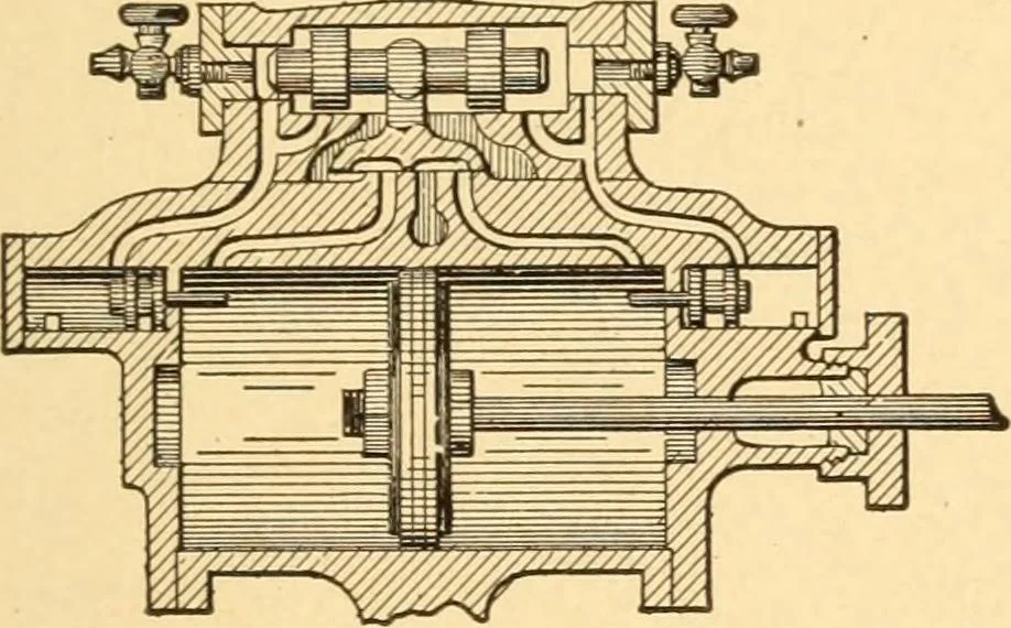 An illustration from Mechanical appliances, mechanical movements and novelties of construction; a complete work and a continuation, as a second volume, of the author's book entitled "Mechanical movements, powers and devices" ... including an explanatory chapter on the leading conceptions of perpetual motion existing during the past three centuries, 1910, leaf 84