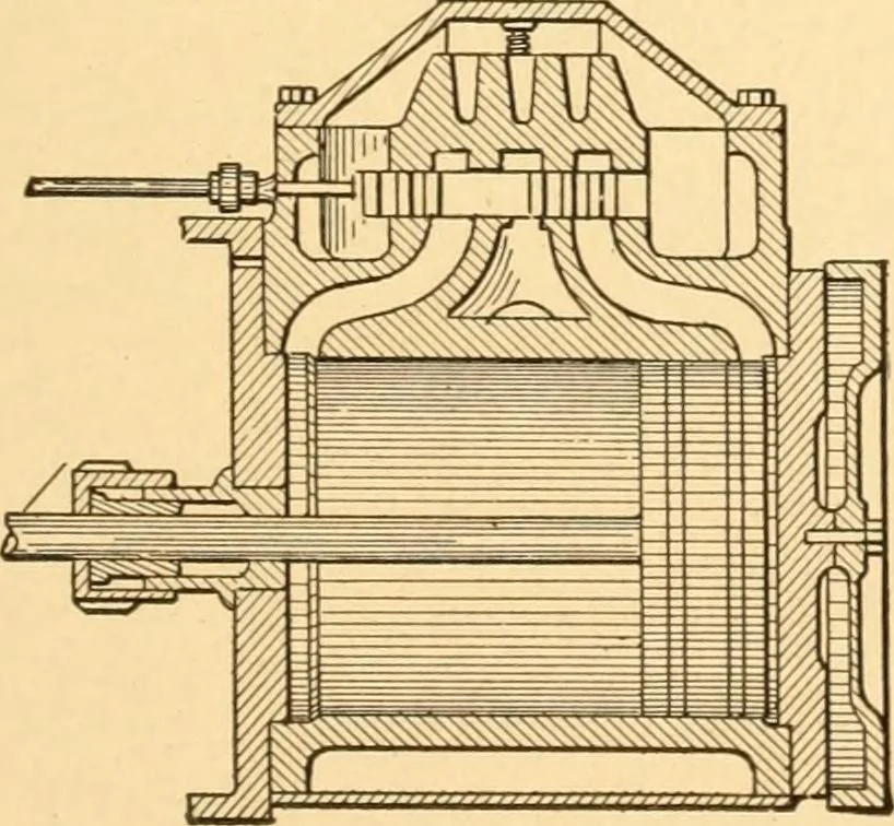 An illustration from Mechanical appliances, mechanical movements and novelties of construction; a complete work and a continuation, as a second volume, of the author's book entitled "Mechanical movements, powers and devices" ... including an explanatory chapter on the leading conceptions of perpetual motion existing during the past three centuries, 1910, leaf 84