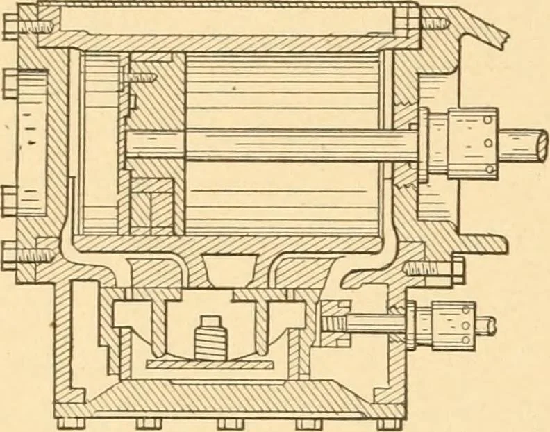 An illustration from Mechanical appliances, mechanical movements and novelties of construction; a complete work and a continuation, as a second volume, of the author's book entitled "Mechanical movements, powers and devices" ... including an explanatory chapter on the leading conceptions of perpetual motion existing during the past three centuries, 1910, leaf 85