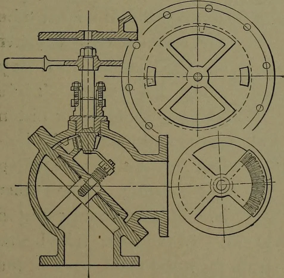 An illustration from Mechanical appliances, mechanical movements and novelties of construction; a complete work and a continuation, as a second volume, of the author's book entitled "Mechanical movements, powers and devices" ... including an explanatory chapter on the leading conceptions of perpetual motion existing during the past three centuries, 1914, leaf 104