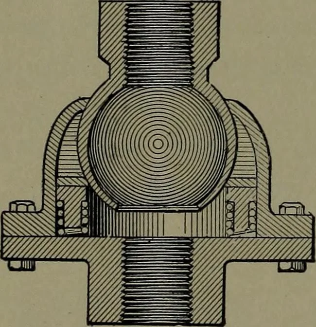 An illustration from Mechanical appliances, mechanical movements and novelties of construction; a complete work and a continuation, as a second volume, of the author's book entitled "Mechanical movements, powers and devices" ... including an explanatory chapter on the leading conceptions of perpetual motion existing during the past three centuries, 1914, leaf 105