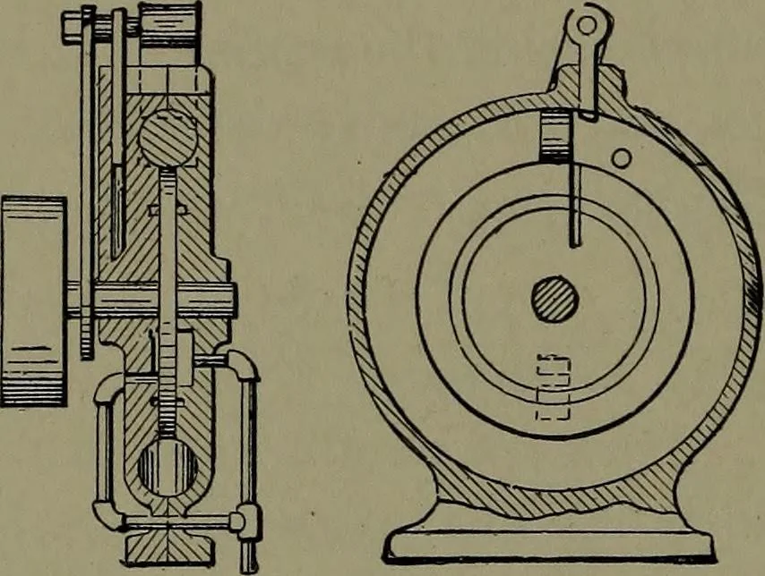 An illustration from Mechanical appliances, mechanical movements and novelties of construction; a complete work and a continuation, as a second volume, of the author's book entitled "Mechanical movements, powers and devices" ... including an explanatory chapter on the leading conceptions of perpetual motion existing during the past three centuries, 1914, leaf 111