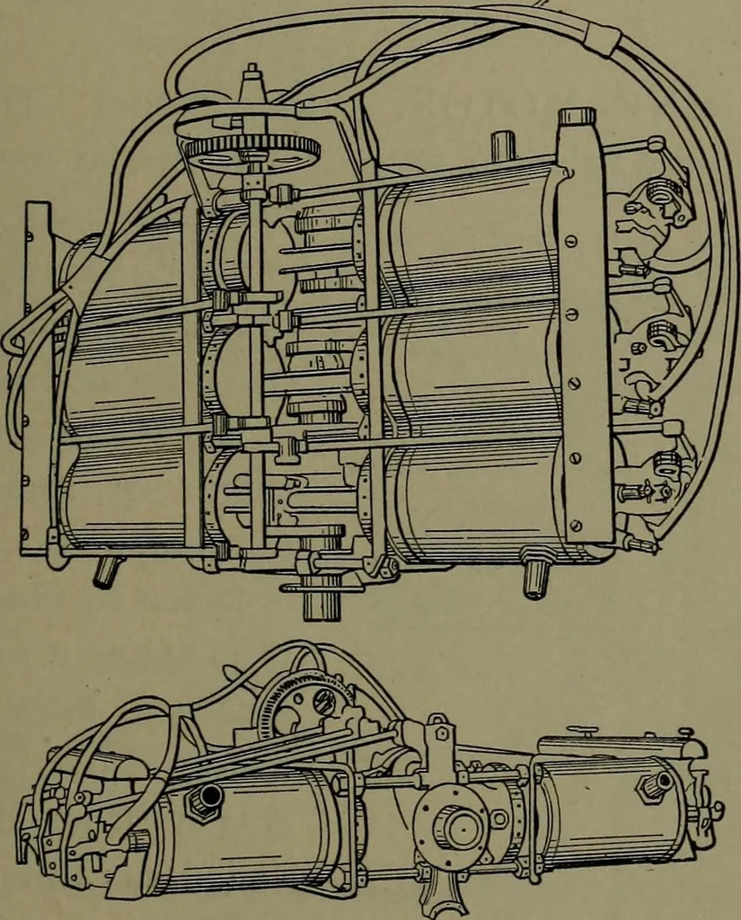 An illustration from Mechanical appliances, mechanical movements and novelties of construction; a complete work and a continuation, as a second volume, of the author's book entitled "Mechanical movements, powers and devices" ... including an explanatory chapter on the leading conceptions of perpetual motion existing during the past three centuries, 1914, leaf 116