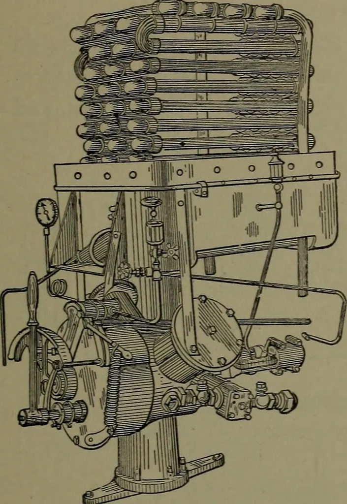 An illustration from Mechanical appliances, mechanical movements and novelties of construction; a complete work and a continuation, as a second volume, of the author's book entitled "Mechanical movements, powers and devices" ... including an explanatory chapter on the leading conceptions of perpetual motion existing during the past three centuries, 1914, leaf 118