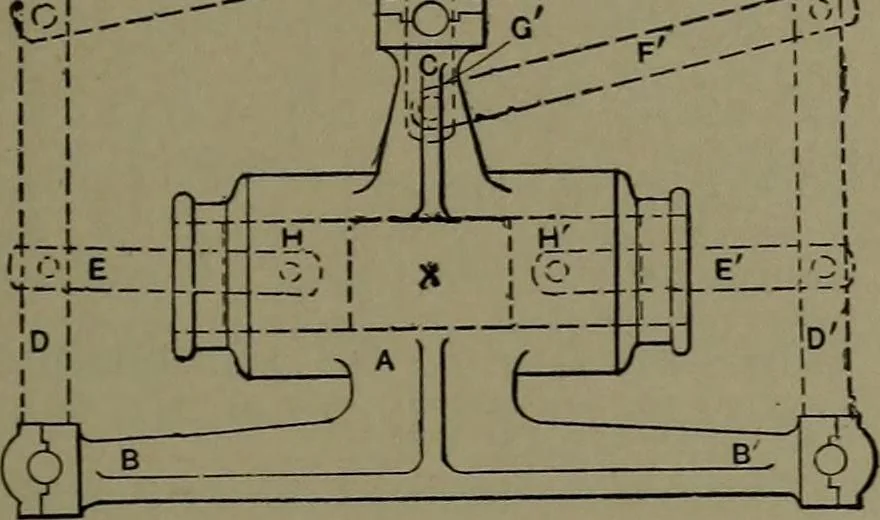An illustration from Mechanical appliances, mechanical movements and novelties of construction; a complete work and a continuation, as a second volume, of the author's book entitled "Mechanical movements, powers and devices" ... including an explanatory chapter on the leading conceptions of perpetual motion existing during the past three centuries, 1914, leaf 120
