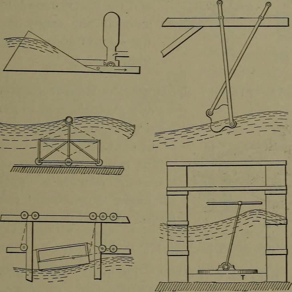 An illustration from Mechanical appliances, mechanical movements and novelties of construction; a complete work and a continuation, as a second volume, of the author's book entitled "Mechanical movements, powers and devices" ... including an explanatory chapter on the leading conceptions of perpetual motion existing during the past three centuries, 1914, leaf 126