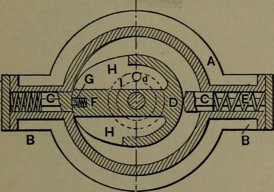An illustration from Mechanical appliances, mechanical movements and novelties of construction; a complete work and a continuation, as a second volume, of the author's book entitled "Mechanical movements, powers and devices" ... including an explanatory chapter on the leading conceptions of perpetual motion existing during the past three centuries, 1914, leaf 128