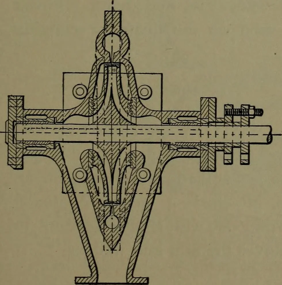 An illustration from Mechanical appliances, mechanical movements and novelties of construction; a complete work and a continuation, as a second volume, of the author's book entitled "Mechanical movements, powers and devices" ... including an explanatory chapter on the leading conceptions of perpetual motion existing during the past three centuries, 1914, leaf 128