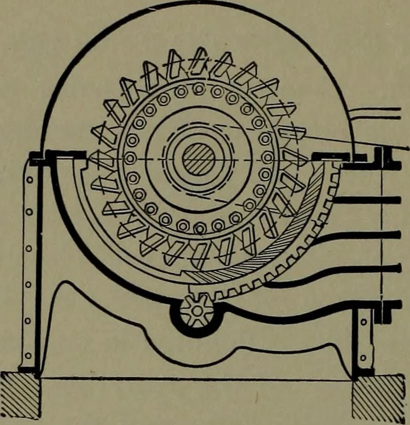 An illustration from Mechanical appliances, mechanical movements and novelties of construction; a complete work and a continuation, as a second volume, of the author's book entitled "Mechanical movements, powers and devices" ... including an explanatory chapter on the leading conceptions of perpetual motion existing during the past three centuries, 1914, leaf 131