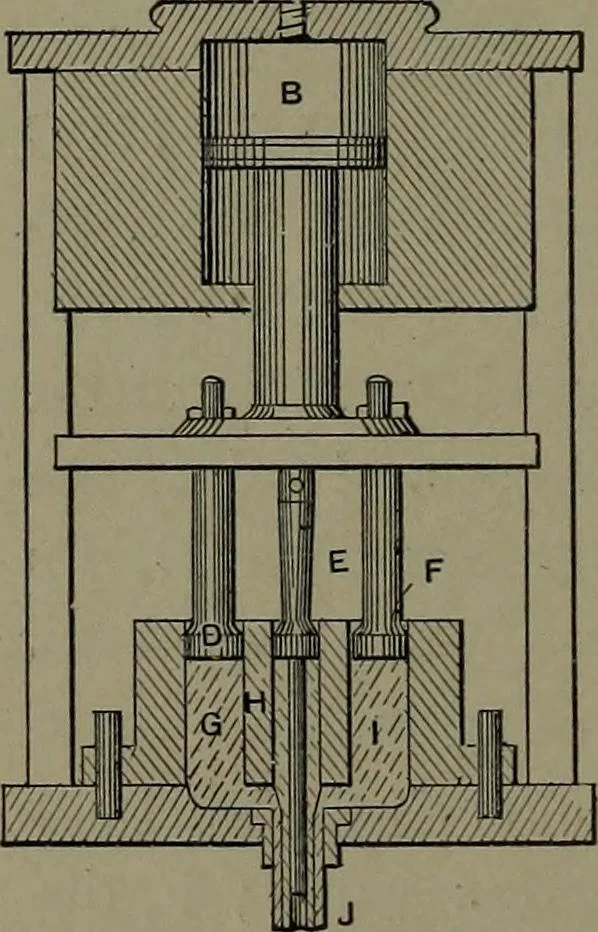 An illustration from Mechanical appliances, mechanical movements and novelties of construction; a complete work and a continuation, as a second volume, of the author's book entitled "Mechanical movements, powers and devices" ... including an explanatory chapter on the leading conceptions of perpetual motion existing during the past three centuries, 1914, leaf 135
