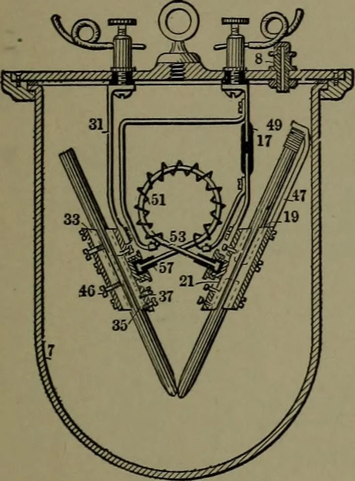 An illustration from Mechanical appliances, mechanical movements and novelties of construction; a complete work and a continuation, as a second volume, of the author's book entitled "Mechanical movements, powers and devices" ... including an explanatory chapter on the leading conceptions of perpetual motion existing during the past three centuries, 1914, leaf 174