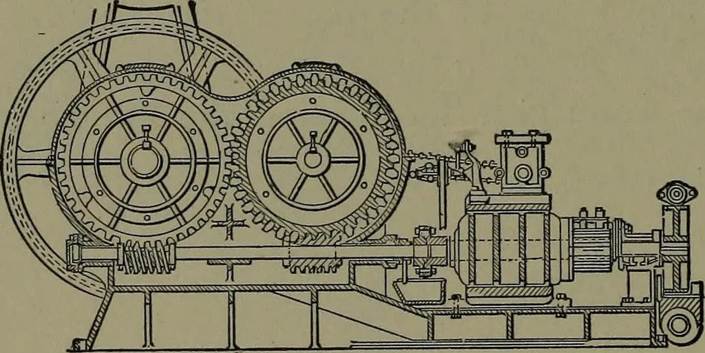 An illustration from Mechanical appliances, mechanical movements and novelties of construction; a complete work and a continuation, as a second volume, of the author's book entitled "Mechanical movements, powers and devices" ... including an explanatory chapter on the leading conceptions of perpetual motion existing during the past three centuries, 1914, leaf 177