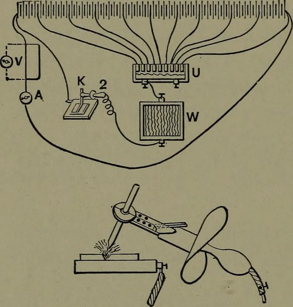 An illustration from Mechanical appliances, mechanical movements and novelties of construction; a complete work and a continuation, as a second volume, of the author's book entitled "Mechanical movements, powers and devices" ... including an explanatory chapter on the leading conceptions of perpetual motion existing during the past three centuries, 1914, leaf 179