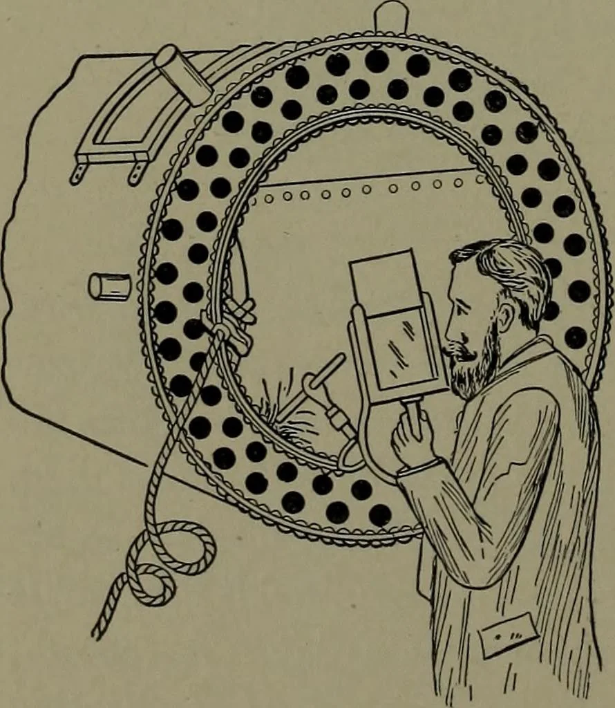 An illustration from Mechanical appliances, mechanical movements and novelties of construction; a complete work and a continuation, as a second volume, of the author's book entitled "Mechanical movements, powers and devices" ... including an explanatory chapter on the leading conceptions of perpetual motion existing during the past three centuries, 1914, leaf 179