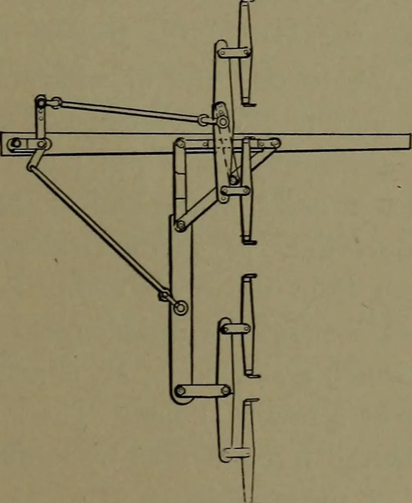 An illustration from Mechanical appliances, mechanical movements and novelties of construction; a complete work and a continuation, as a second volume, of the author's book entitled "Mechanical movements, powers and devices" ... including an explanatory chapter on the leading conceptions of perpetual motion existing during the past three centuries, 1914, leaf 20