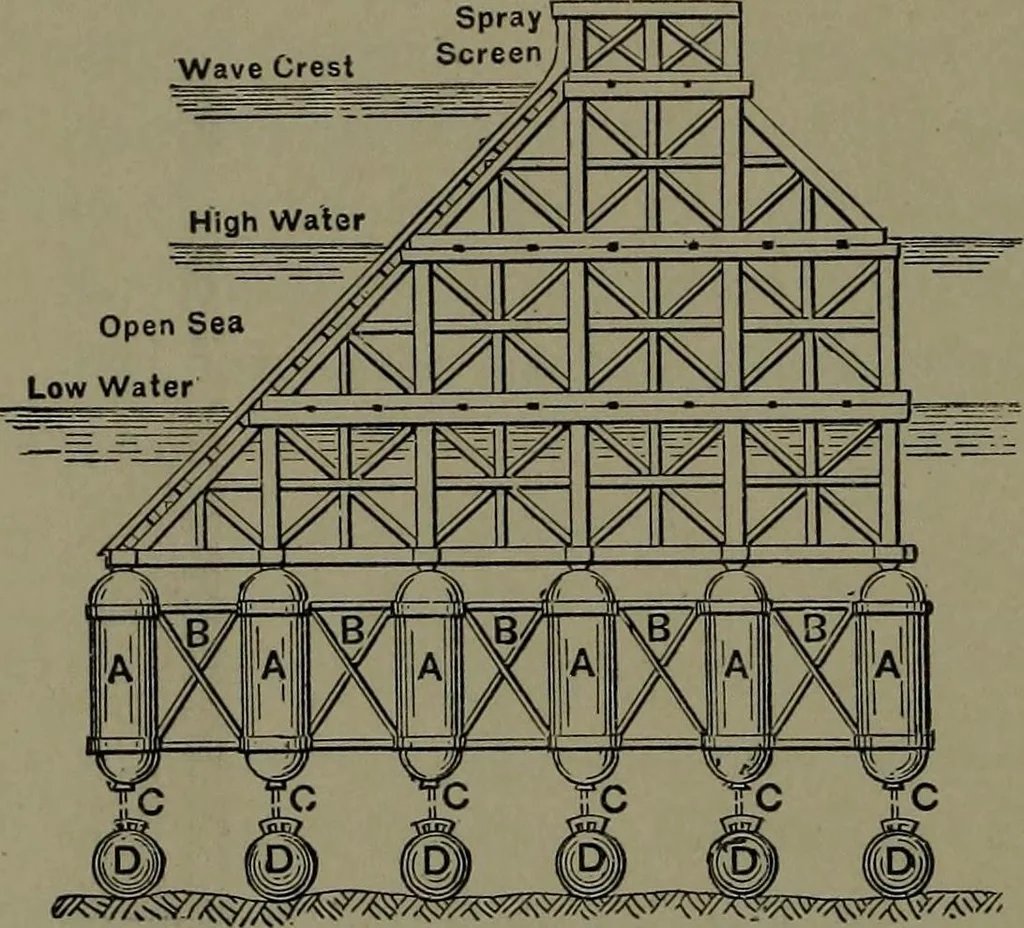 An illustration from Mechanical appliances, mechanical movements and novelties of construction; a complete work and a continuation, as a second volume, of the author's book entitled "Mechanical movements, powers and devices" ... including an explanatory chapter on the leading conceptions of perpetual motion existing during the past three centuries, 1914, leaf 209