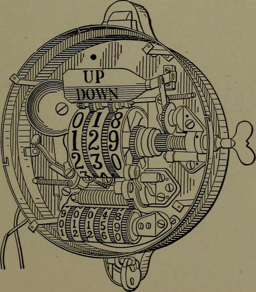 An illustration from Mechanical appliances, mechanical movements and novelties of construction; a complete work and a continuation, as a second volume, of the author's book entitled "Mechanical movements, powers and devices" ... including an explanatory chapter on the leading conceptions of perpetual motion existing during the past three centuries, 1914, leaf 228