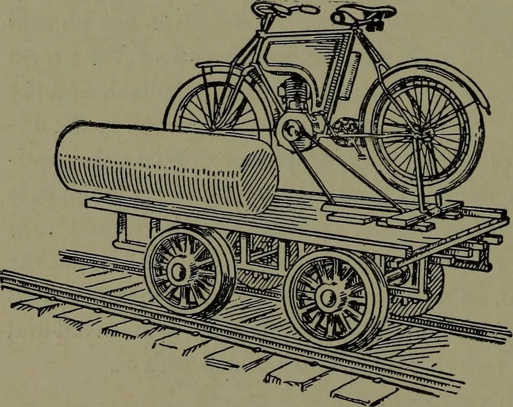 An illustration from Mechanical appliances, mechanical movements and novelties of construction; a complete work and a continuation, as a second volume, of the author's book entitled "Mechanical movements, powers and devices" ... including an explanatory chapter on the leading conceptions of perpetual motion existing during the past three centuries, 1914, leaf 233